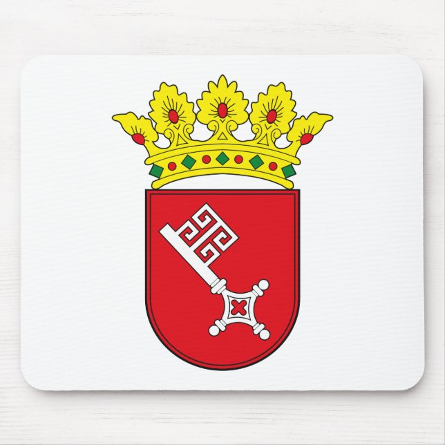 Alfombrilla De Ratón Escudo de armas Mousepad de Bremen (Frente)