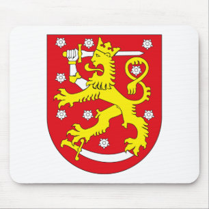 Alfombrilla De Ratón Escudo de armas Mousepad de Finlandia