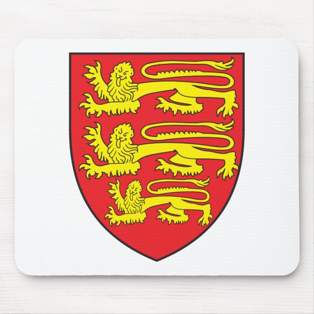 Alfombrilla De Ratón Escudo de armas Mousepad de Inglaterra (Frente)
