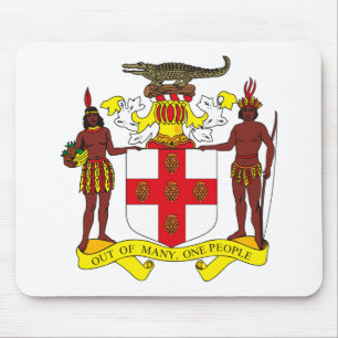 Alfombrilla De Ratón Escudo de armas Mousepad de Jamaica