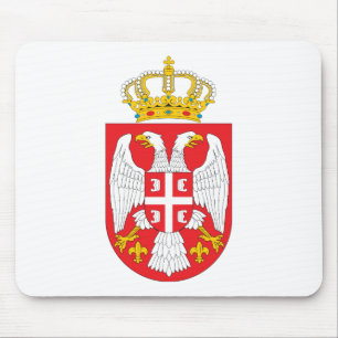 Alfombrilla De Ratón Escudo de armas Mousepad de Serbia