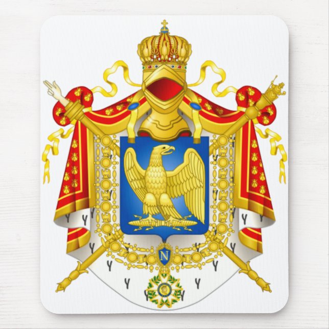 Alfombrilla De Ratón Escudo de armas Napoleon Mousepad (Frente)