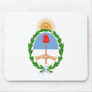 Alfombrilla De Ratón escudo de armas símbolo emblema bandera de Argenti
