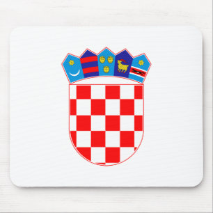 Alfombrilla De Ratón escudo de armas símbolo emblema bandera de Croacia