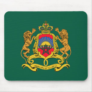 Alfombrilla De Ratón escudo de armas símbolo emblema bandera de Marruec