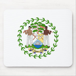 Alfombrilla De Ratón Escudo de armas símbolo emblema bandera país Belic