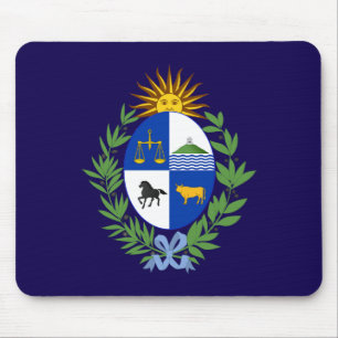 Alfombrilla De Ratón escudo de armas símbolo emblema bandera país Urugu
