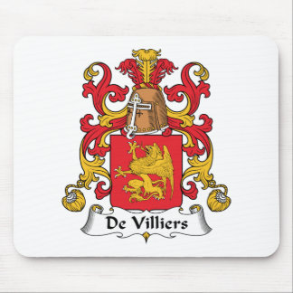 Alfombrilla De Ratón Escudo de De Villiers Family