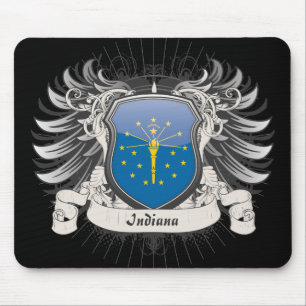 Alfombrilla De Ratón Escudo de Indiana