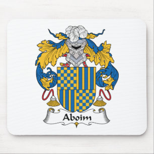 Alfombrilla De Ratón Escudo de la familia de Aboim