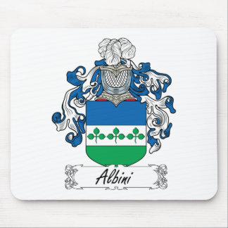 Alfombrilla De Ratón Escudo de la familia de Albini