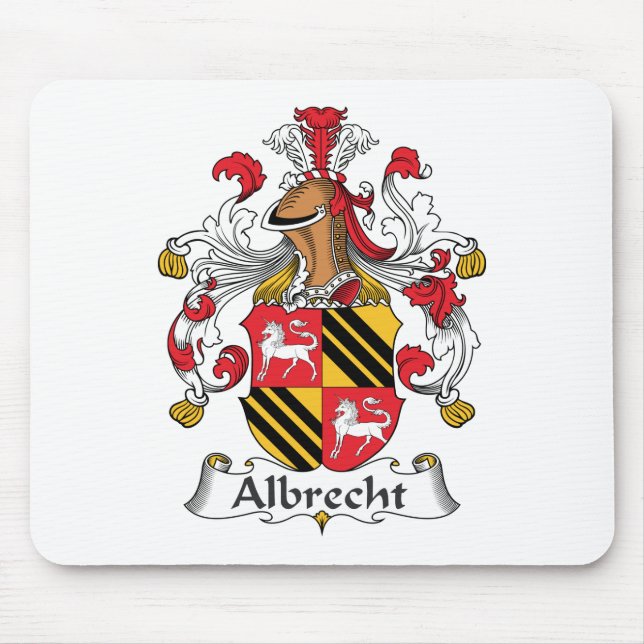 Alfombrilla De Ratón Escudo de la familia de Albrecht (Frente)
