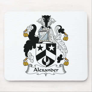 Alfombrilla De Ratón Escudo de la familia de Alexander