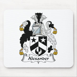 Alfombrilla De Ratón Escudo de la familia de Alexander