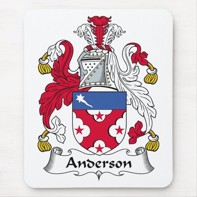 Alfombrilla De Ratón Escudo de la familia de Anderson (Frente)