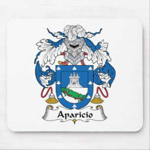Alfombrilla De Ratón Escudo de la familia de Aparicio