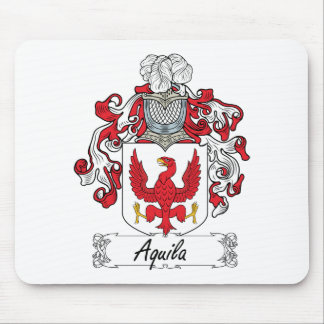Alfombrilla De Ratón Escudo de la familia de Aquila