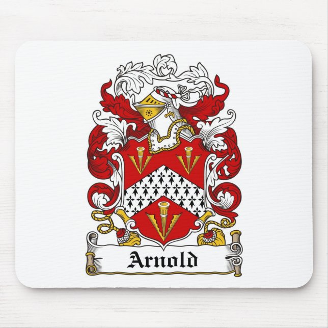 ALFOMBRILLA DE RATÓN ESCUDO DE LA FAMILIA DE ARNOLD - ESCUDO DE ARMAS (Frente)