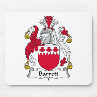 Alfombrilla De Ratón Escudo de la familia de Barrett