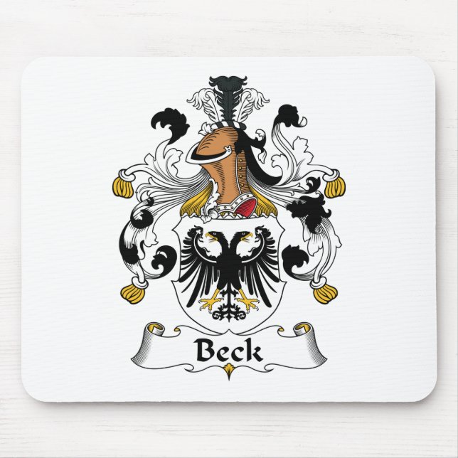 Alfombrilla De Ratón Escudo de la familia de Beck (Frente)