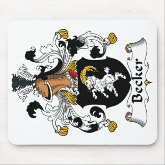 Alfombrilla De Ratón Escudo de la familia de Becker