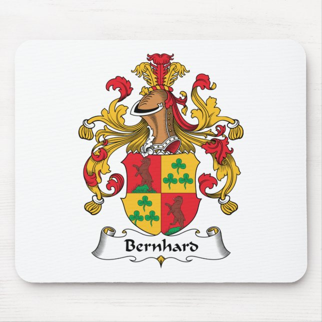 Alfombrilla De Ratón Escudo de la familia de Bernhard (Frente)