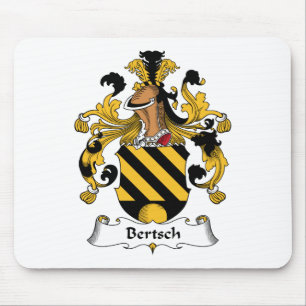Alfombrilla De Ratón Escudo de la familia de Bertsch