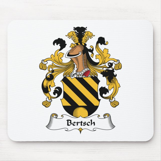 Alfombrilla De Ratón Escudo de la familia de Bertsch (Frente)