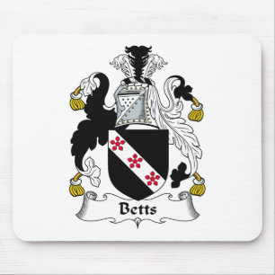 Alfombrilla De Ratón Escudo de la familia de Betts