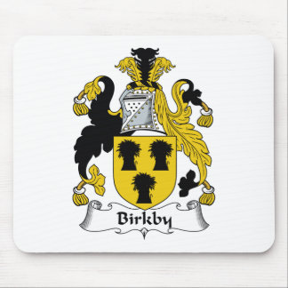 Alfombrilla De Ratón Escudo de la familia de Birkby