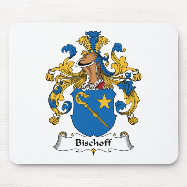 Alfombrilla De Ratón Escudo de la familia de Bischoff (Frente)