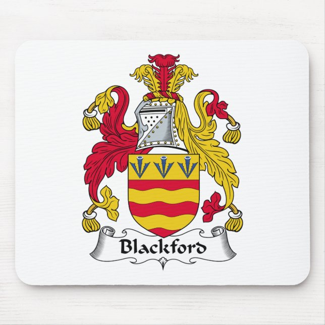 Alfombrilla De Ratón Escudo de la familia de Blackford (Frente)