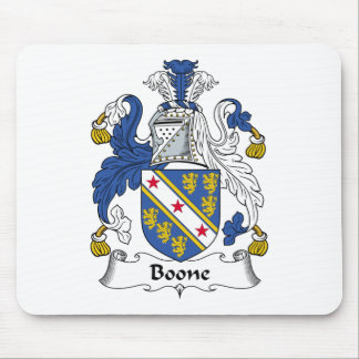 Alfombrilla De Ratón Escudo de la familia de Boone