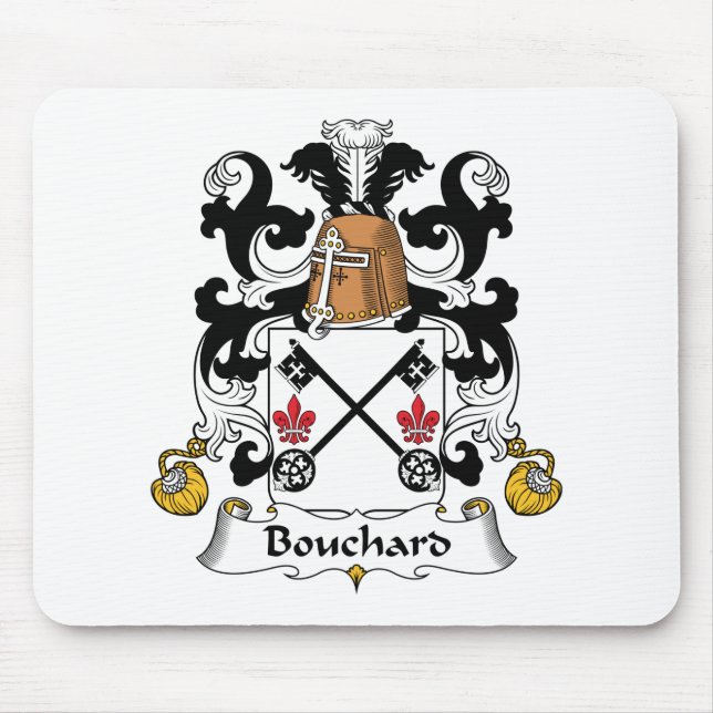 Alfombrilla De Ratón Escudo de la familia de Bouchard (Frente)