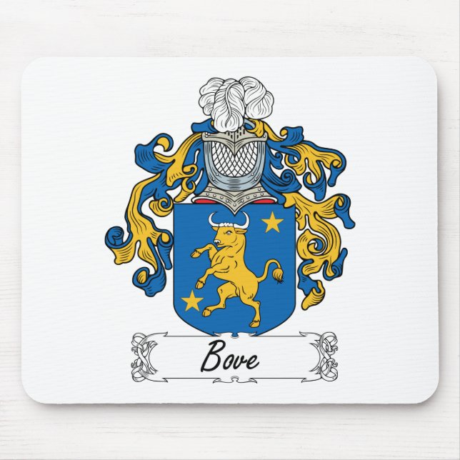 Alfombrilla De Ratón Escudo de la familia de Bove (Frente)