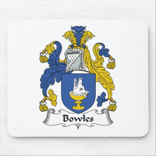 Alfombrilla De Ratón Escudo de la familia de Bowles
