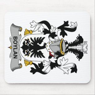 Alfombrilla De Ratón Escudo de la familia de Boylan