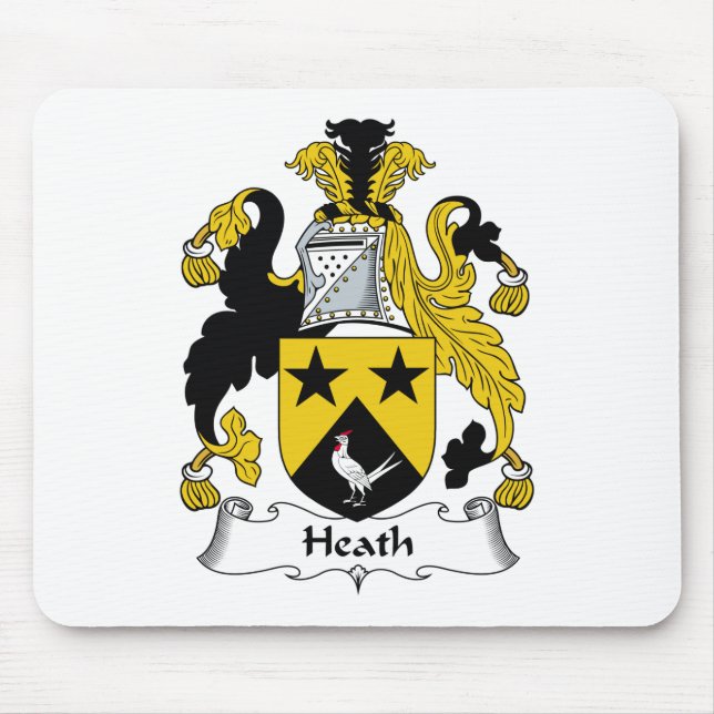 Alfombrilla De Ratón Escudo de la familia de brezo (Frente)