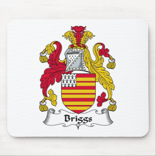 Alfombrilla De Ratón Escudo de la familia de Briggs