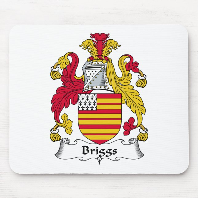Alfombrilla De Ratón Escudo de la familia de Briggs (Frente)