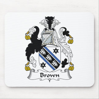Alfombrilla De Ratón Escudo de la familia de Brown