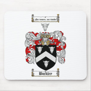 ALFOMBRILLA DE RATÓN ESCUDO DE LA FAMILIA DE BUCKLEY - ESCUDO DE ARMAS