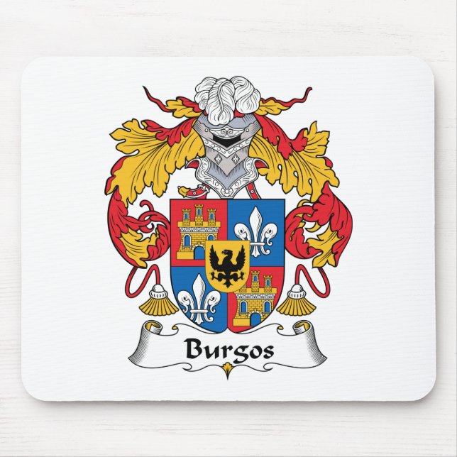 Alfombrilla De Ratón Escudo de la familia de Burgos (Frente)