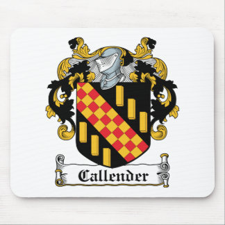 Alfombrilla De Ratón Escudo de la familia de Callender