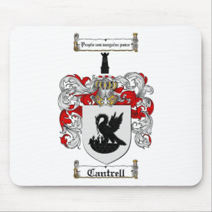 ALFOMBRILLA DE RATÓN ESCUDO DE LA FAMILIA DE CANTRELL - ESCUDO DE ARMAS