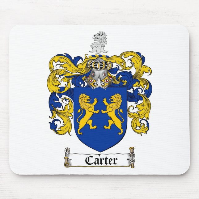 ALFOMBRILLA DE RATÓN ESCUDO DE LA FAMILIA DE CARRETERO - ESCUDO DE (Frente)