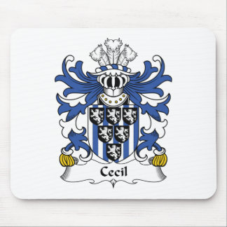 Alfombrilla De Ratón Escudo de la familia de Cecil
