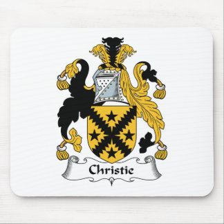 Alfombrilla De Ratón Escudo de la familia de Christie