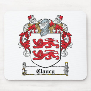 Alfombrilla De Ratón Escudo de la familia de Clancy