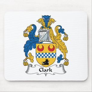 Alfombrilla De Ratón Escudo de la familia de Clark